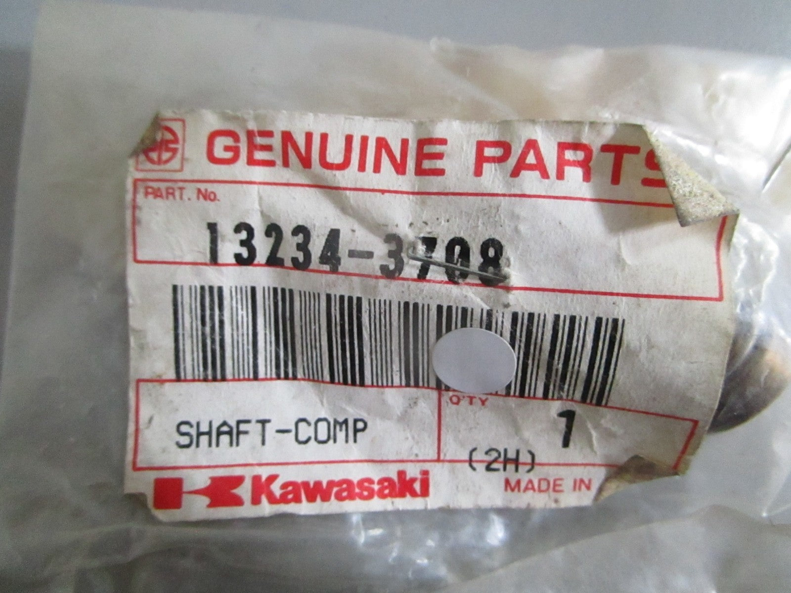 NEW OEM 1324-3708 Kawasaki Shaft Joint 0820