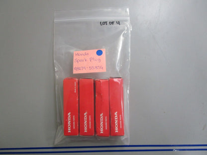 *NEW OEM* (LOT OF 4) 0770 Honda Spark Plug 98079-5587G