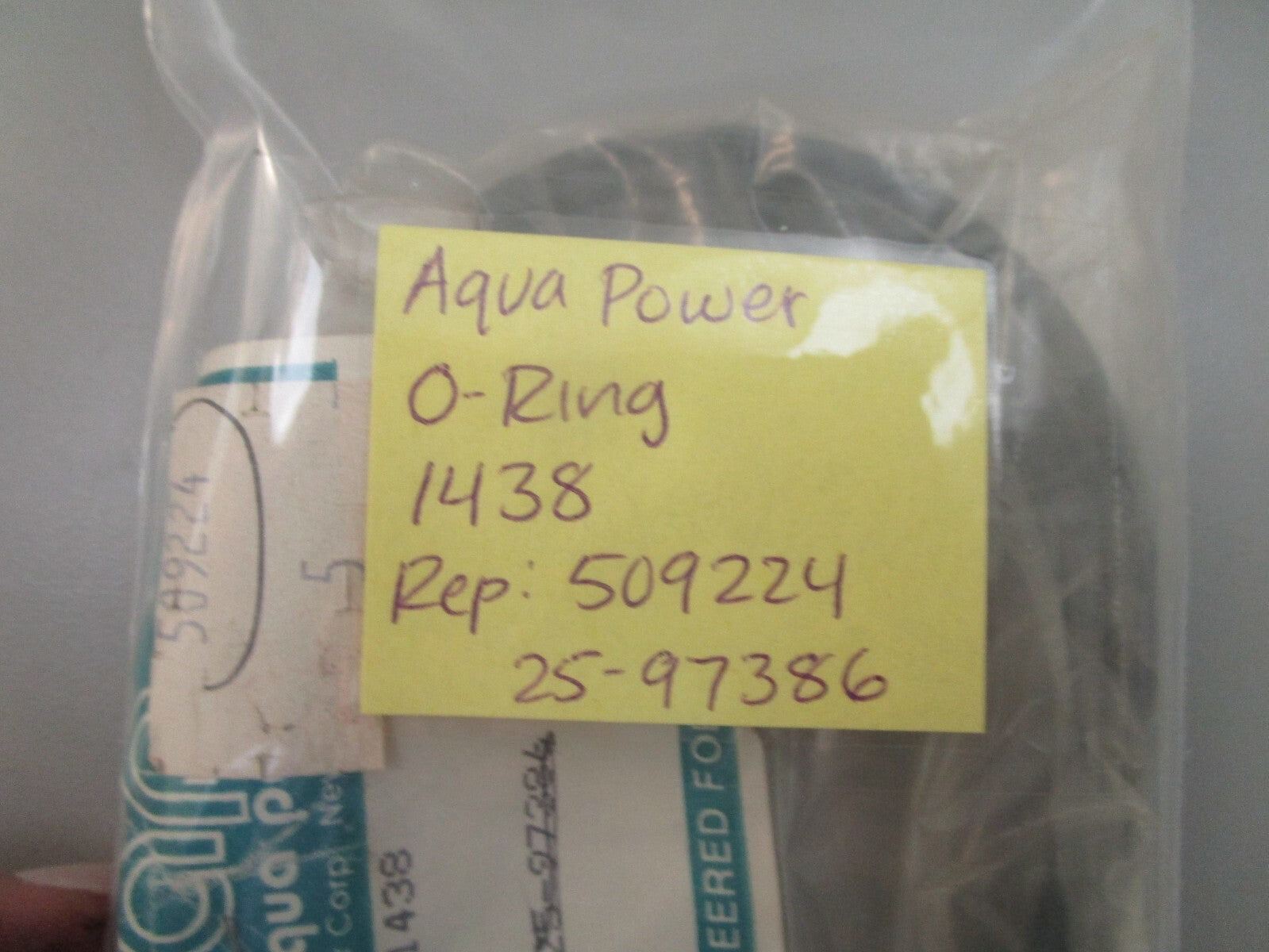 *NEW* (LOT OF 4) 0810 Aqua Power O-Ring 1438 Replaces: 509224 25-97386