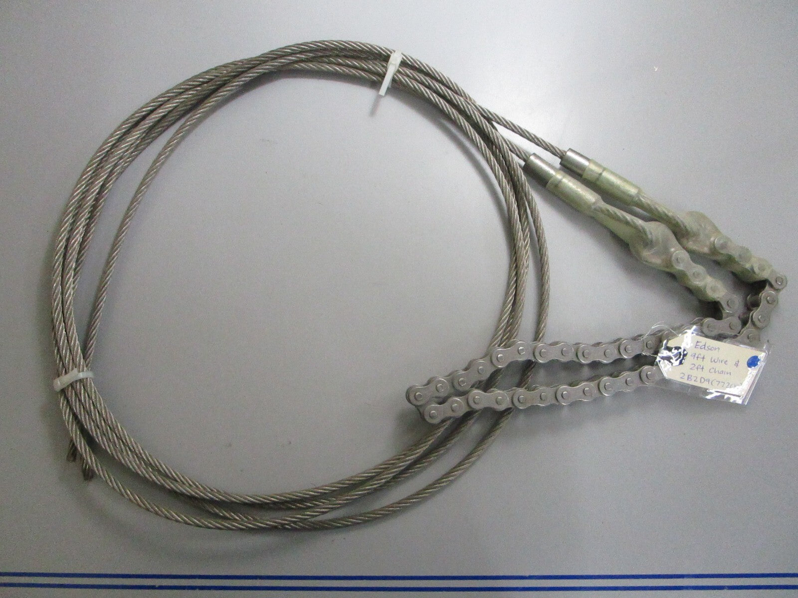 *NEW* 0820 Edson 9ft. Wire & 2ft Chain Assy 2B2D9 (77200)