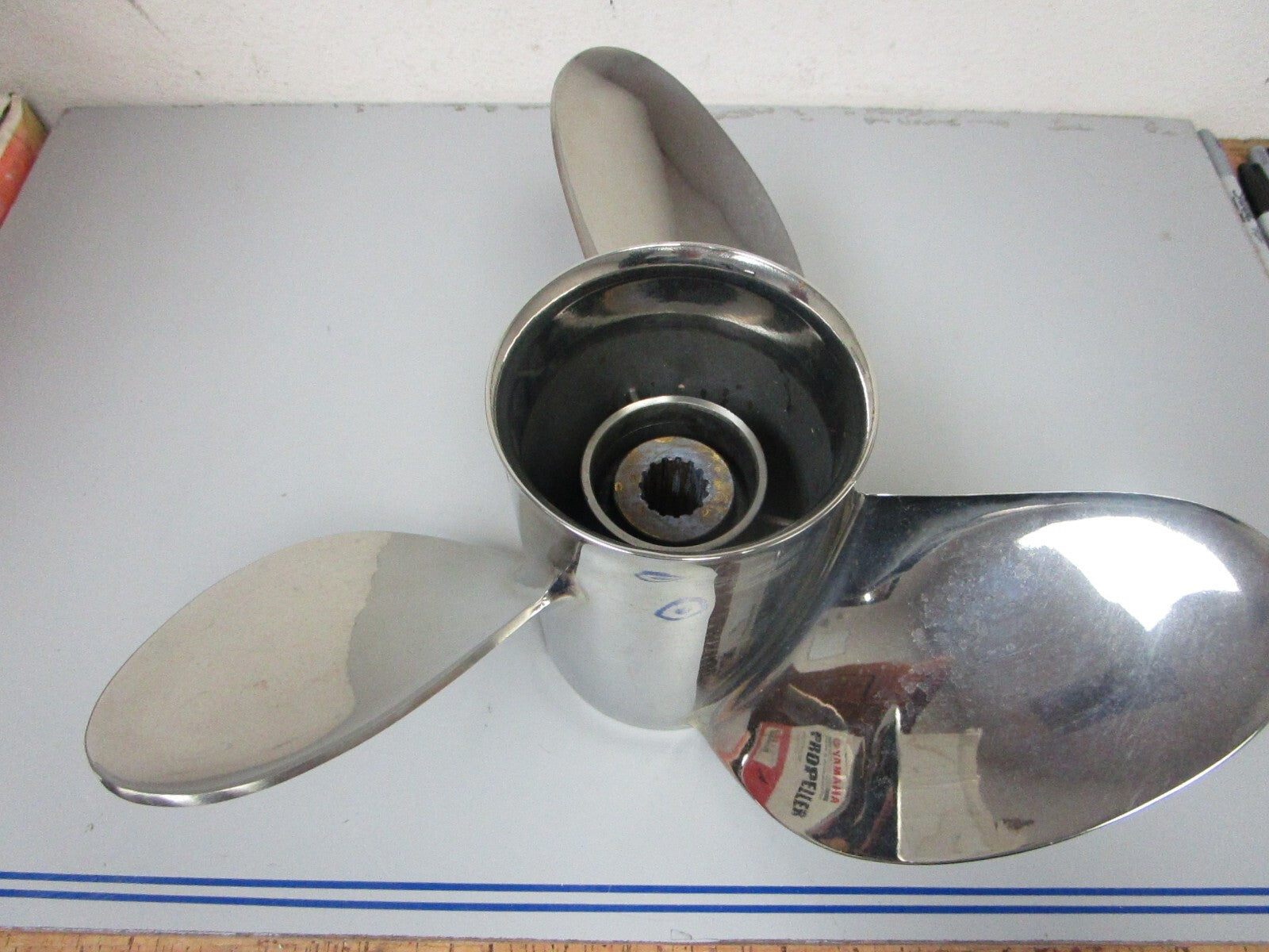 *NEW OEM* 0720 Yamaha RH 3 Blade Stainless Steel 14½ x 25 Propeller 66K-45972-B0