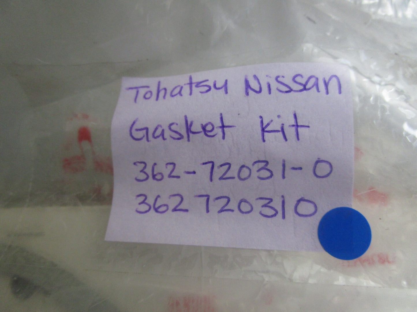*NEW OEM* 0810 Tohatsu Nissan Gasket Kit 362-72031-0 362720310