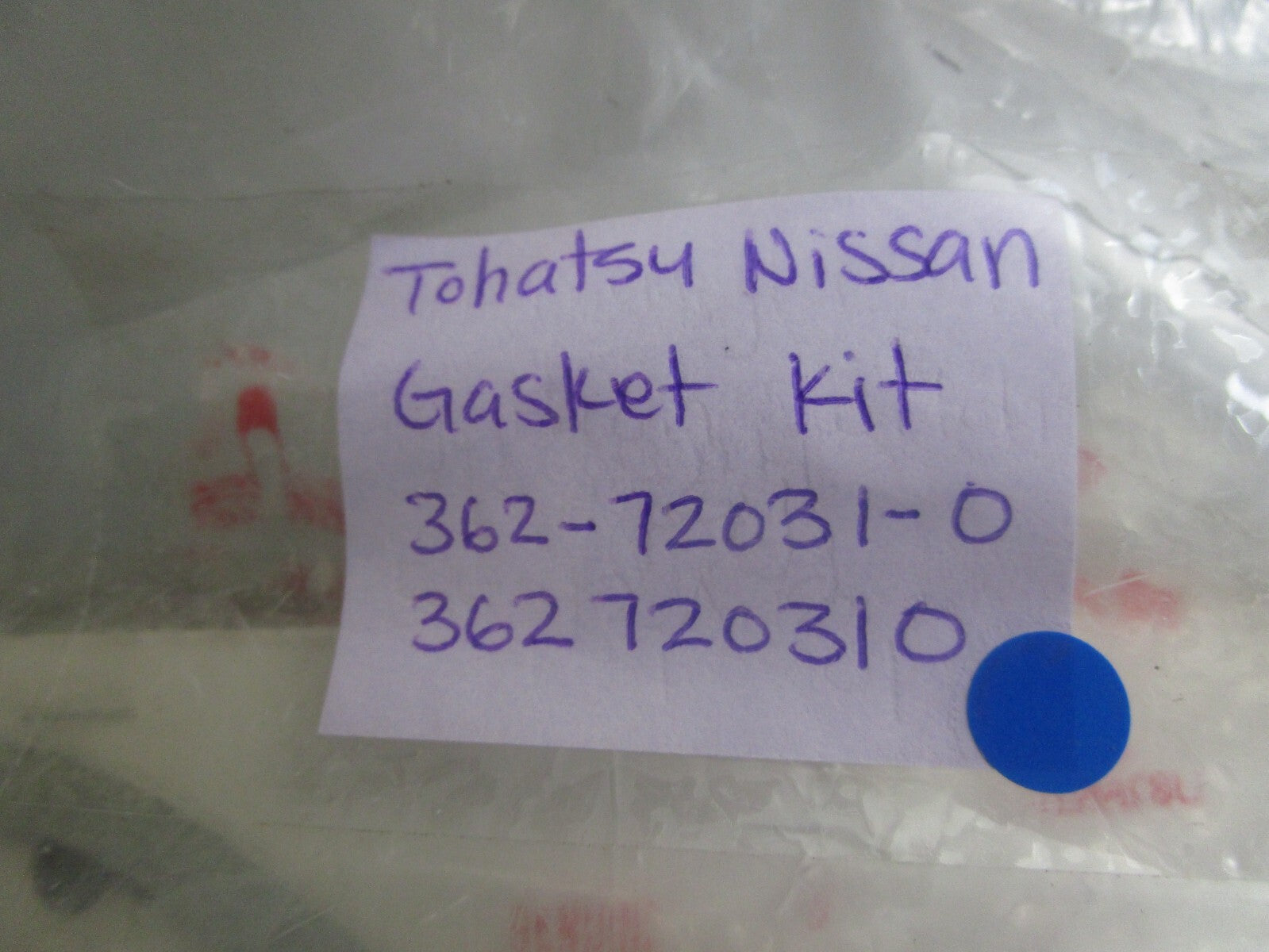 *NEW OEM* 0810 Tohatsu Nissan Gasket Kit 362-72031-0 362720310