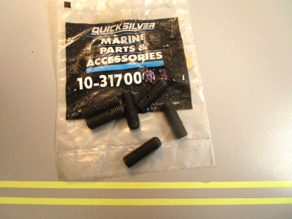 *NEW OEM* (LOT OF 5) 0750 Mercury Quicksilver SCREW 10-31700