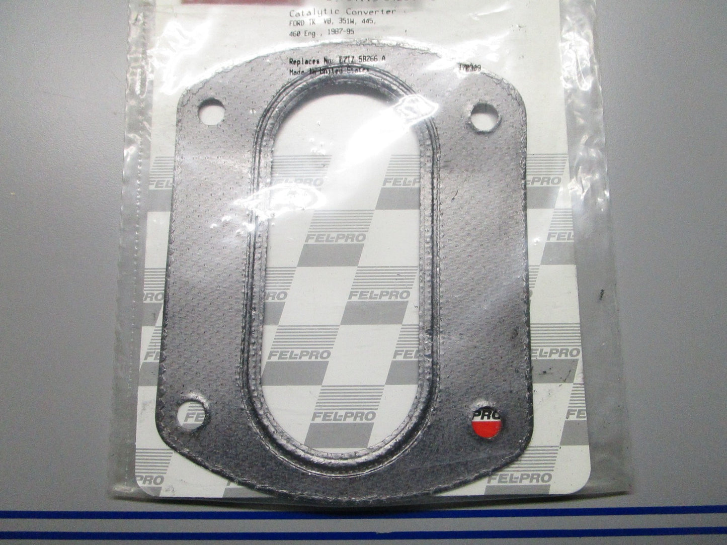 *NEW* 0810 Fel-Pro Flange Gasket 60712 Replaces: E7TZ-5B266-A