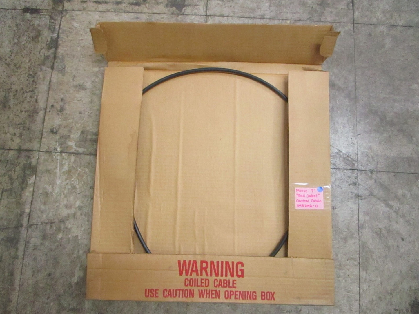 *NEW* 0820 Morse 7' "Red Jaket" Control Cable 048296-0