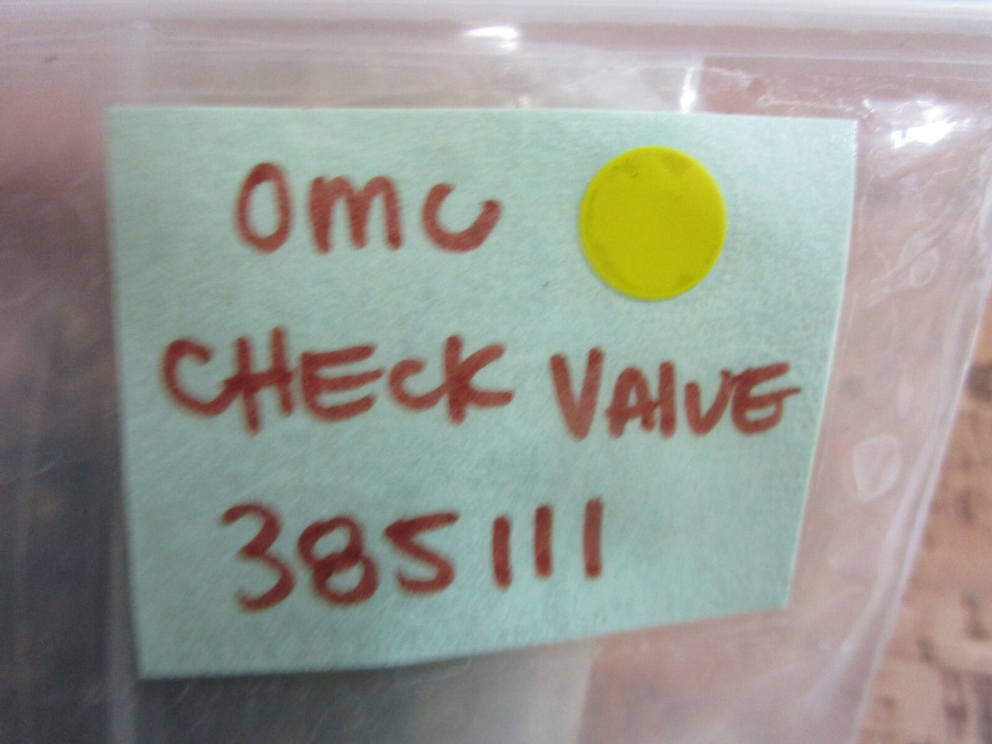 *NEW OEM* (LOT OF 2) 0750 OMC Johnson Evinrude CHECK VALVE 385111 0385111