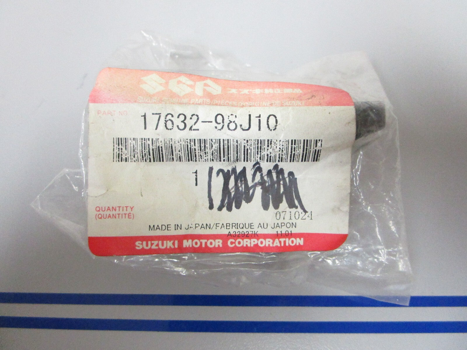 *NEW OEM* 0720 Suzuki STBD Water Filter 17632-98J10