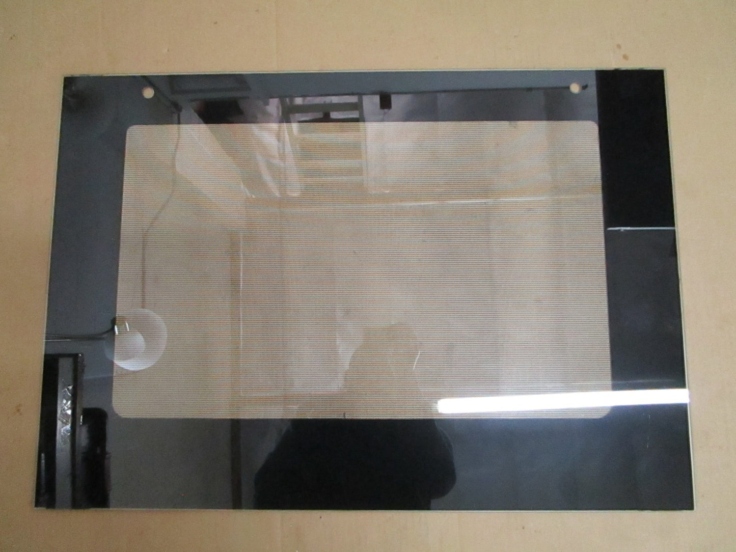 Whirlpool NEW OEM Range Oven Door Outer Glass Panel WPW10535777 Black NOS 0820
