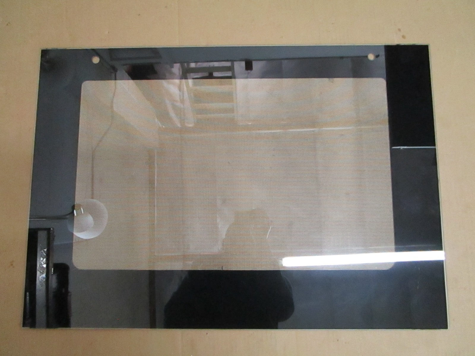 Whirlpool NEW OEM Range Oven Door Outer Glass Panel WPW10535777 Black NOS 0820