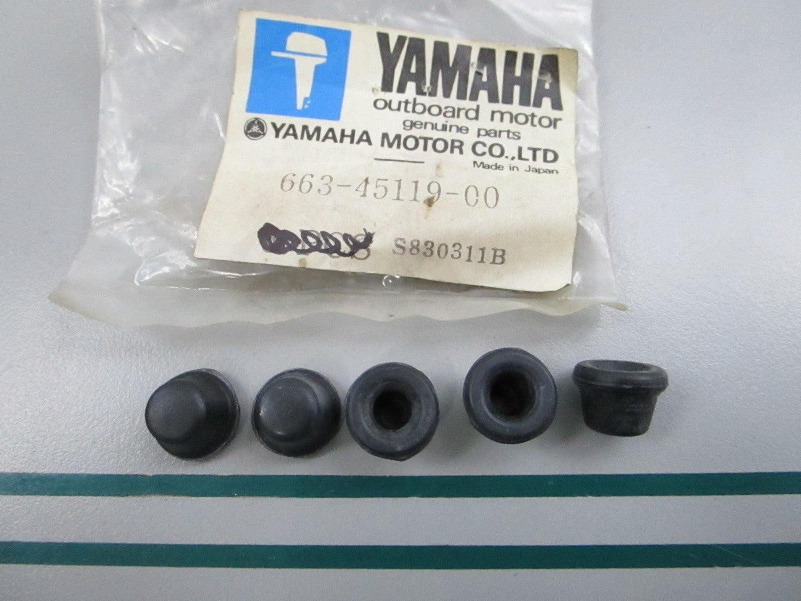 NEW OEM (LOT OF 5) 663-45119-00-00 Yamaha Grease Nipple Cap 0810