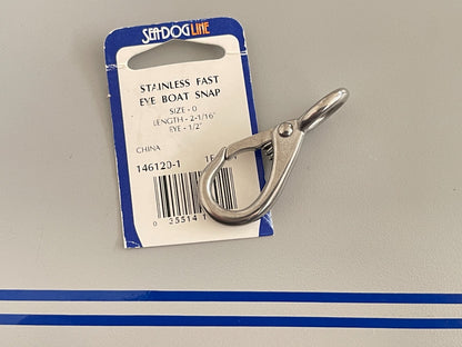 *NEW* 0810 Sea-Dog Stainless Steel Eye Boat Snap 146120-1