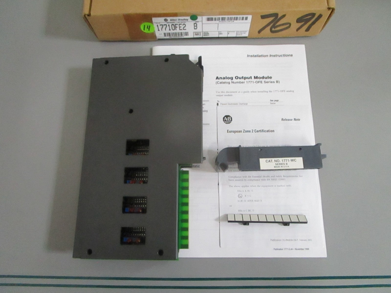 Allen-Bradley 1771-OFE2 PLC-5 4-Ch Analog Output 4-20mA Module NEW OEM 0820