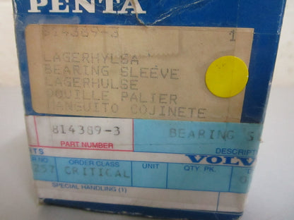 *NEW OEM* 0820 Volvo Penta Bearing Sleeve 814389