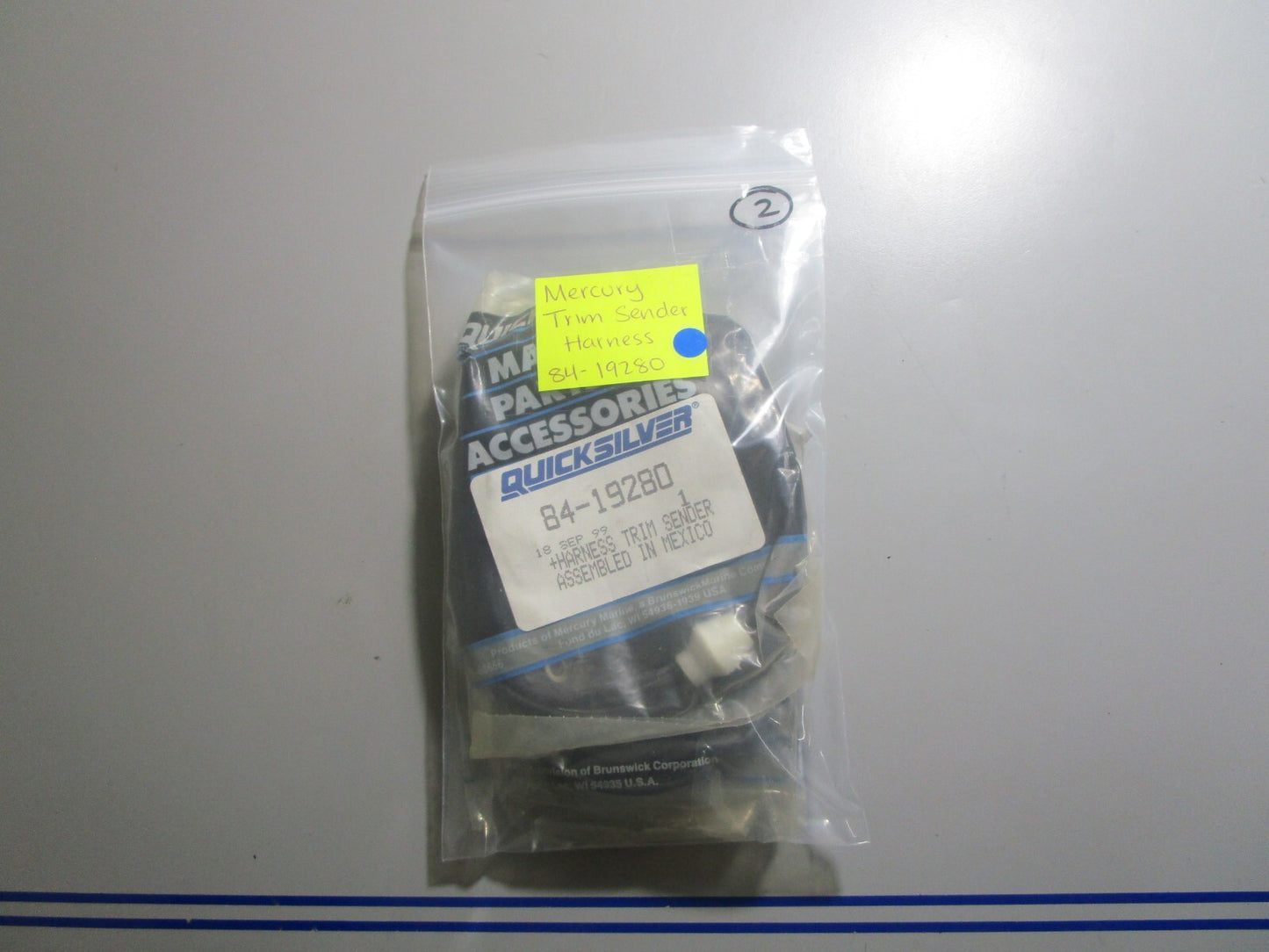 *NEW OEM* 0810 Mercury Quicksilver Trim Sender Harness 84-19280