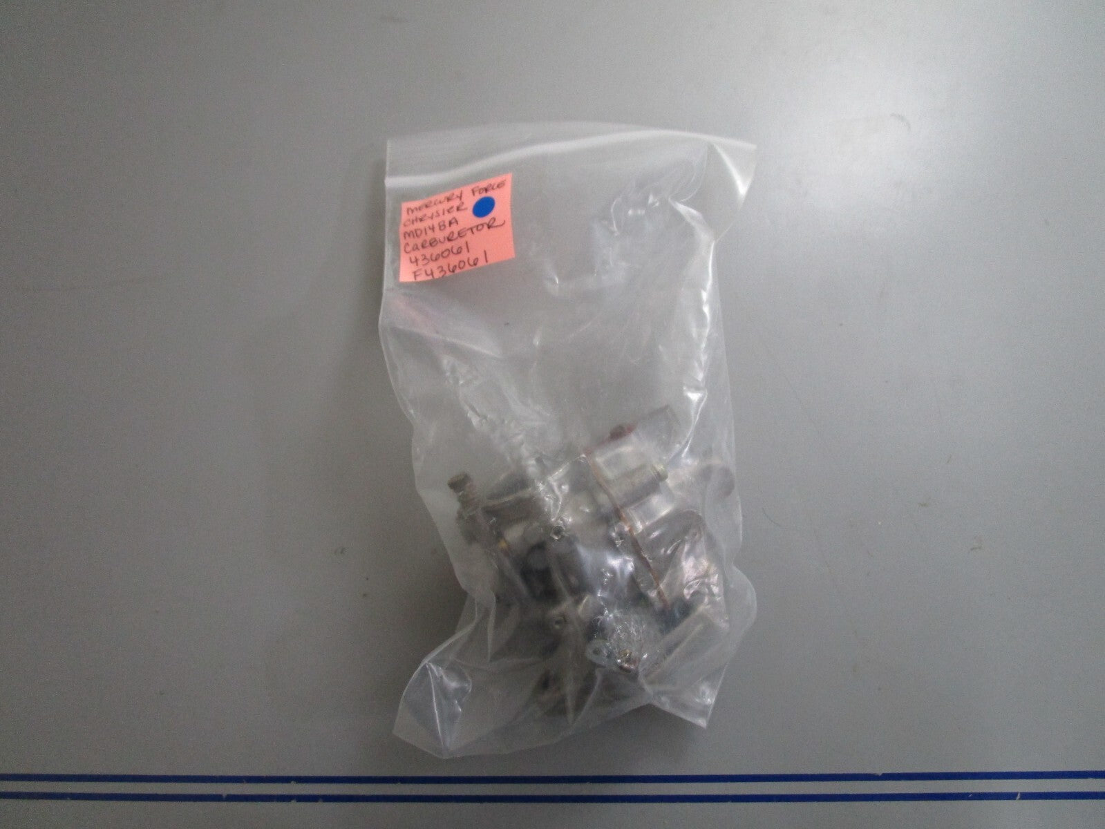 *NEW OEM* 0810 Mercury Force Chrysler MD148A Carburetor 436061 F436061