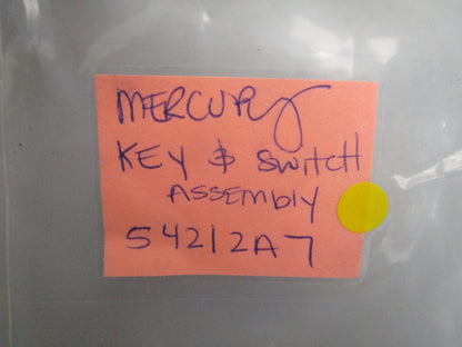 *NEW OEM* 0820 Mercury Quicksilver Key & Switch Assy 54212A7