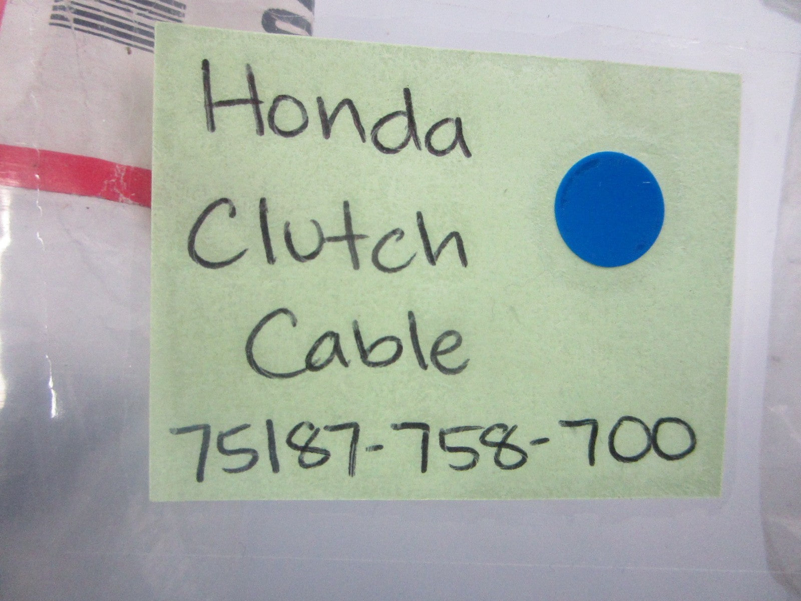 *NEW OEM* 0810 Honda Clutch Cable 75187-758-700