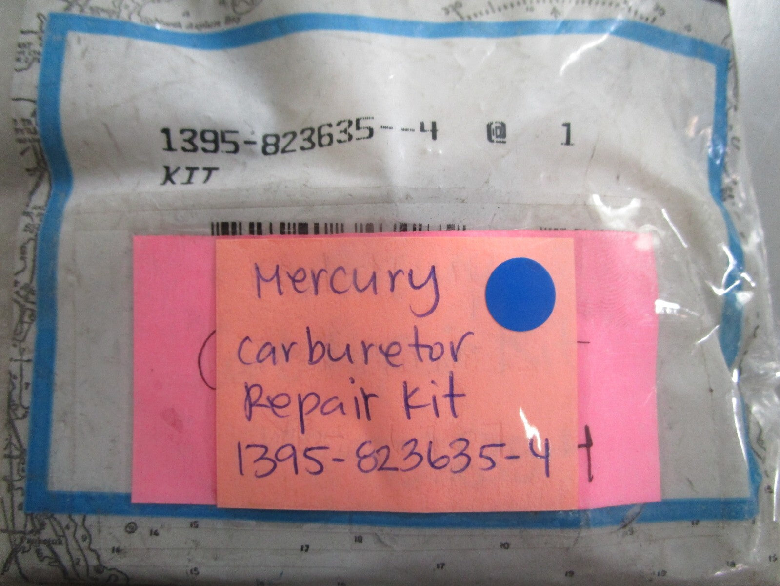 *NEW OEM* 0720 Mercury Quicksilver Carburetor Repair Kit 1395-823635-4