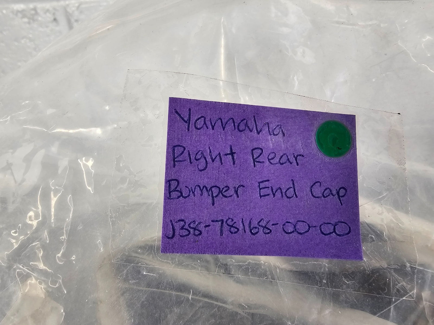 NEW OEM J38-78168-00-00 Yamaha Right Rear Bumper End Cap 0810
