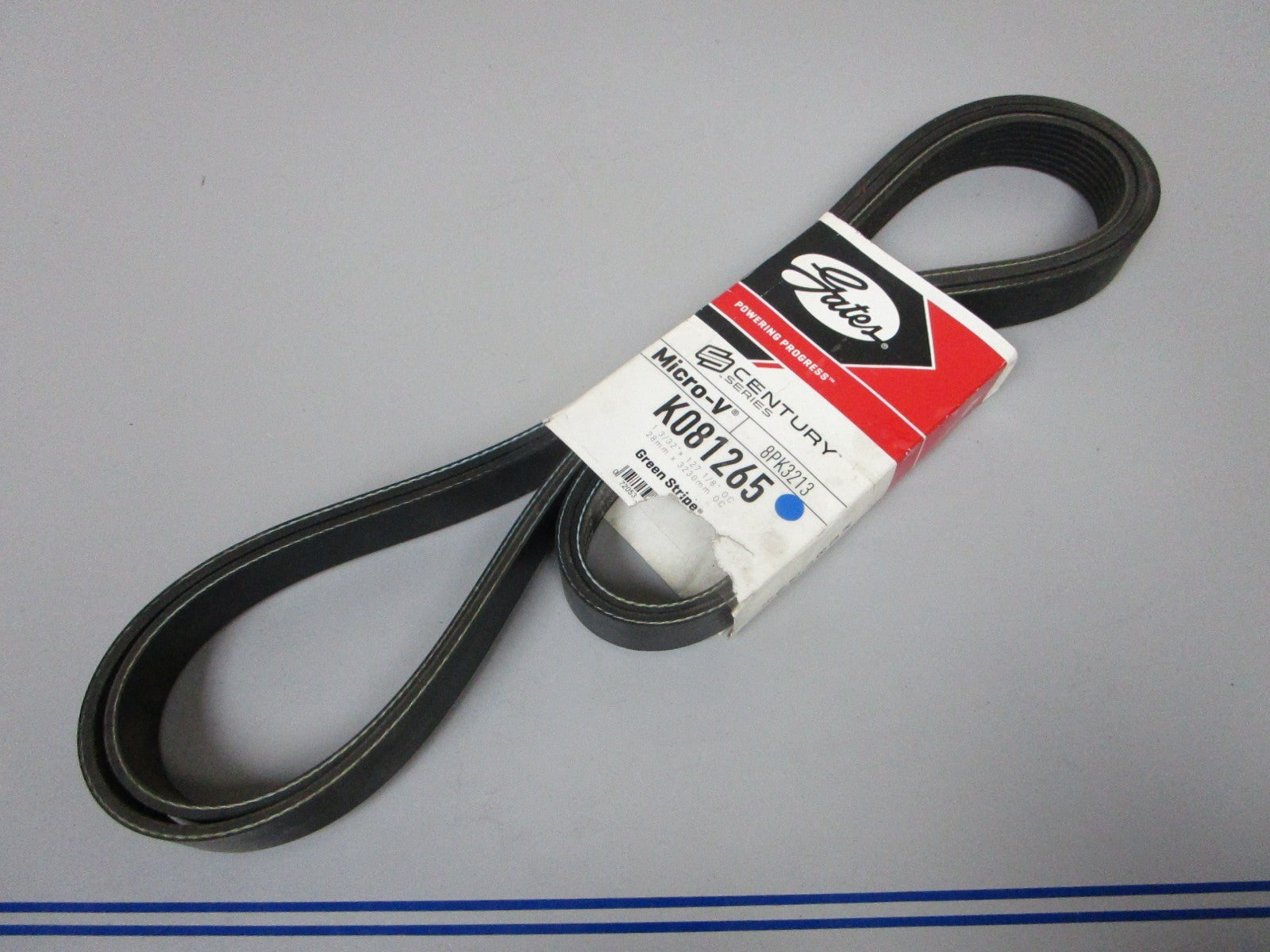 NEW K081265 Gates Micro-V 1-3/32" x 127 ⅛" Serpentine Belt 0720