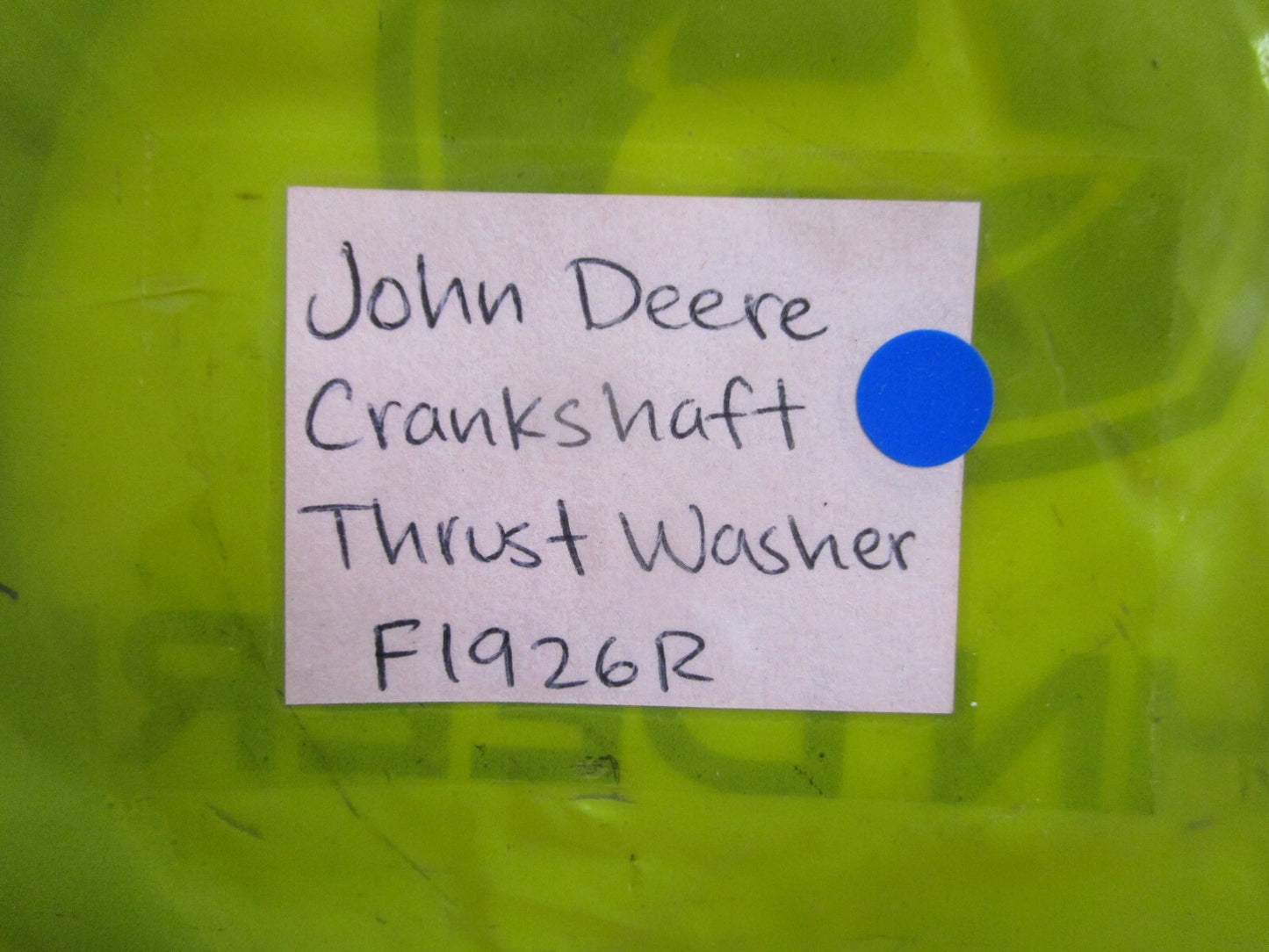 *NEW OEM* 0820 John Deere Crankshaft Thrust Washer F1926R