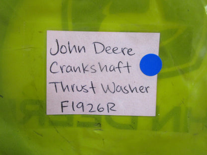 *NEW OEM* 0820 John Deere Crankshaft Thrust Washer F1926R