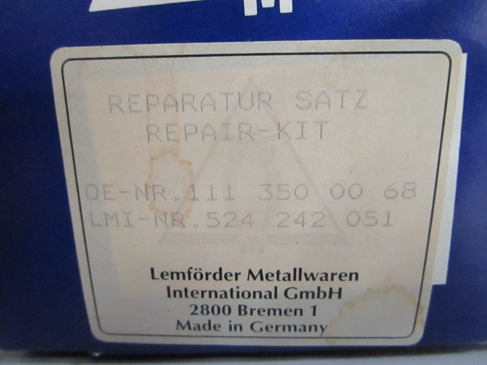 NEW OEM 1113500068 Mercedes-Benz Repair Kit 0820