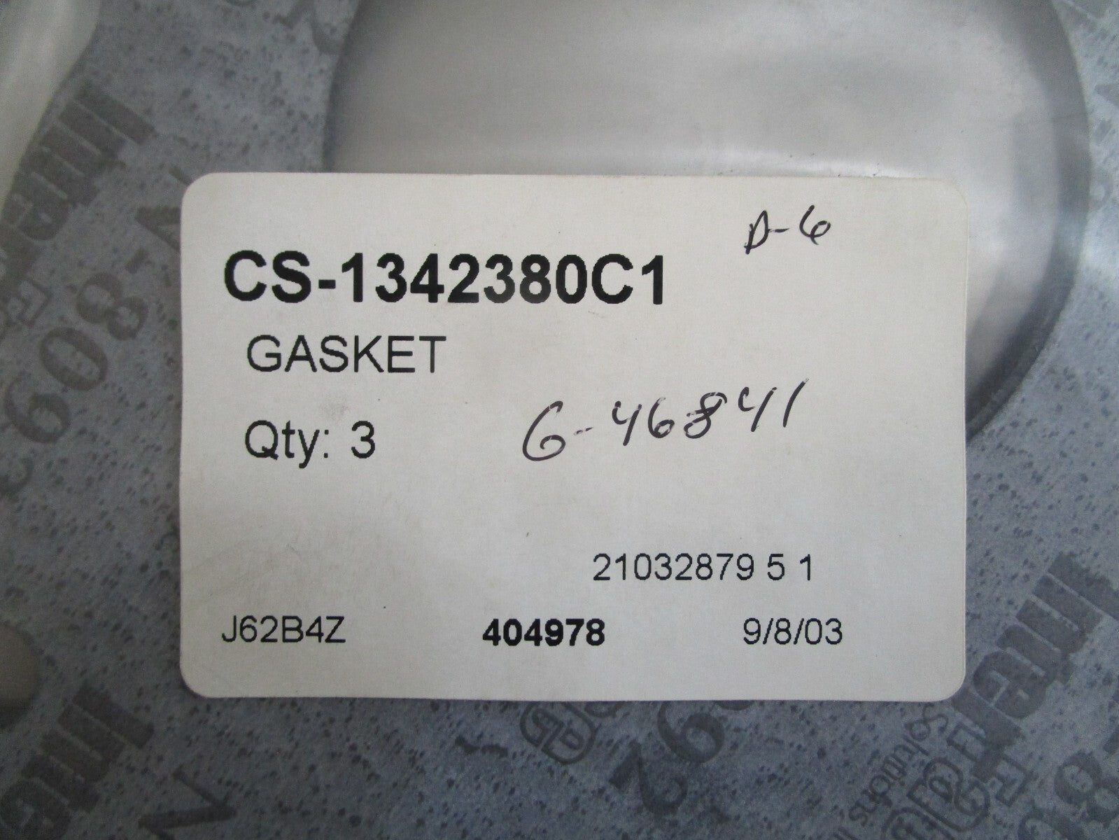 *NEW OEM* 0820 Case IH Gasket 1342380C1