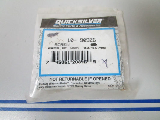 *NEW OEM* (LOT OF 2) 0810 Mercury Quicksilver Screw 10-90926