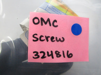 *NEW OEM* (LOT OF 2) 0810 OMC Johnson Evinrude Screw 324816 0324816