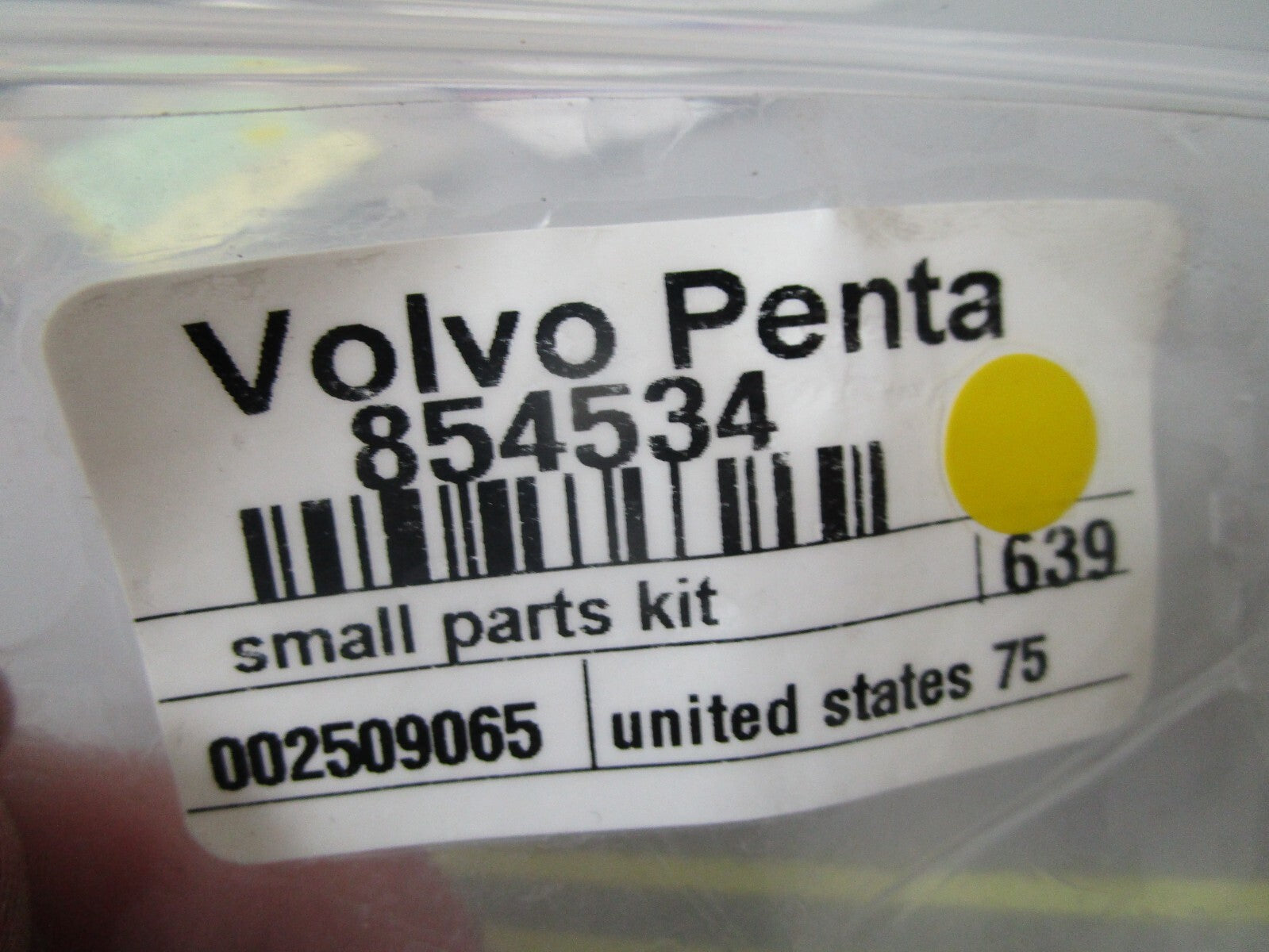 *NEW OEM* 0810 Volvo Penta Small Parts Kit 854534
