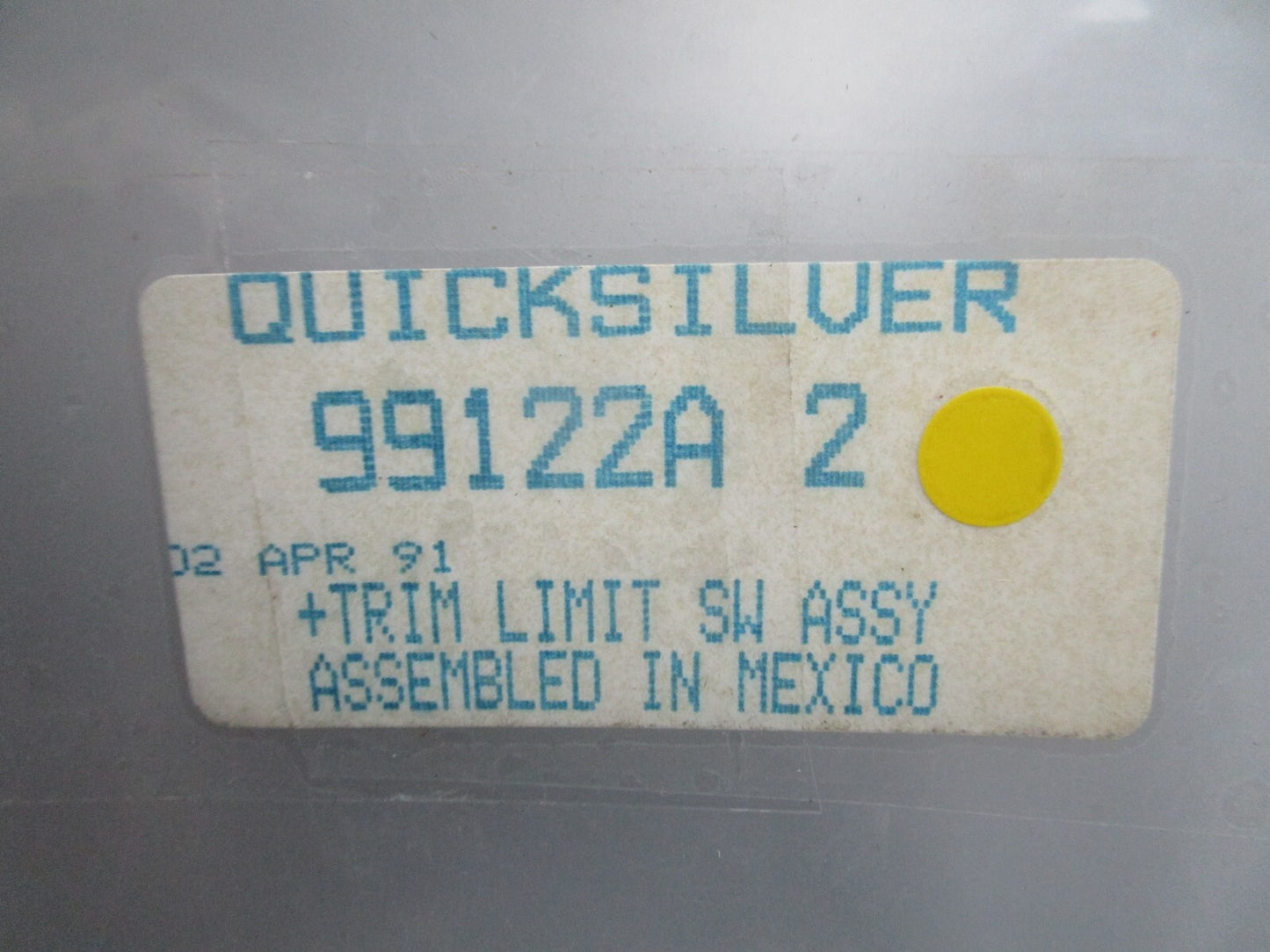 *NEW OEM* 0820 Mercury Quicksilver Trim Limit Switch Assy 99122A 2