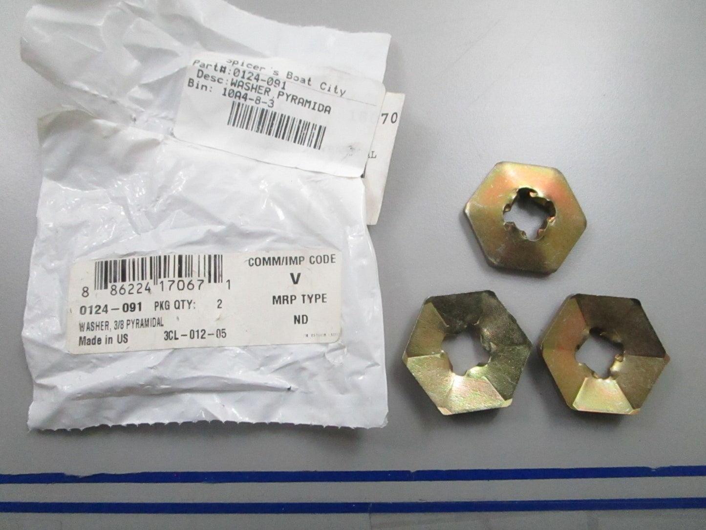 *NEW OEM* (LOT OF 3) 0810 Arctic Cat Pyramidal Washer 0124-091