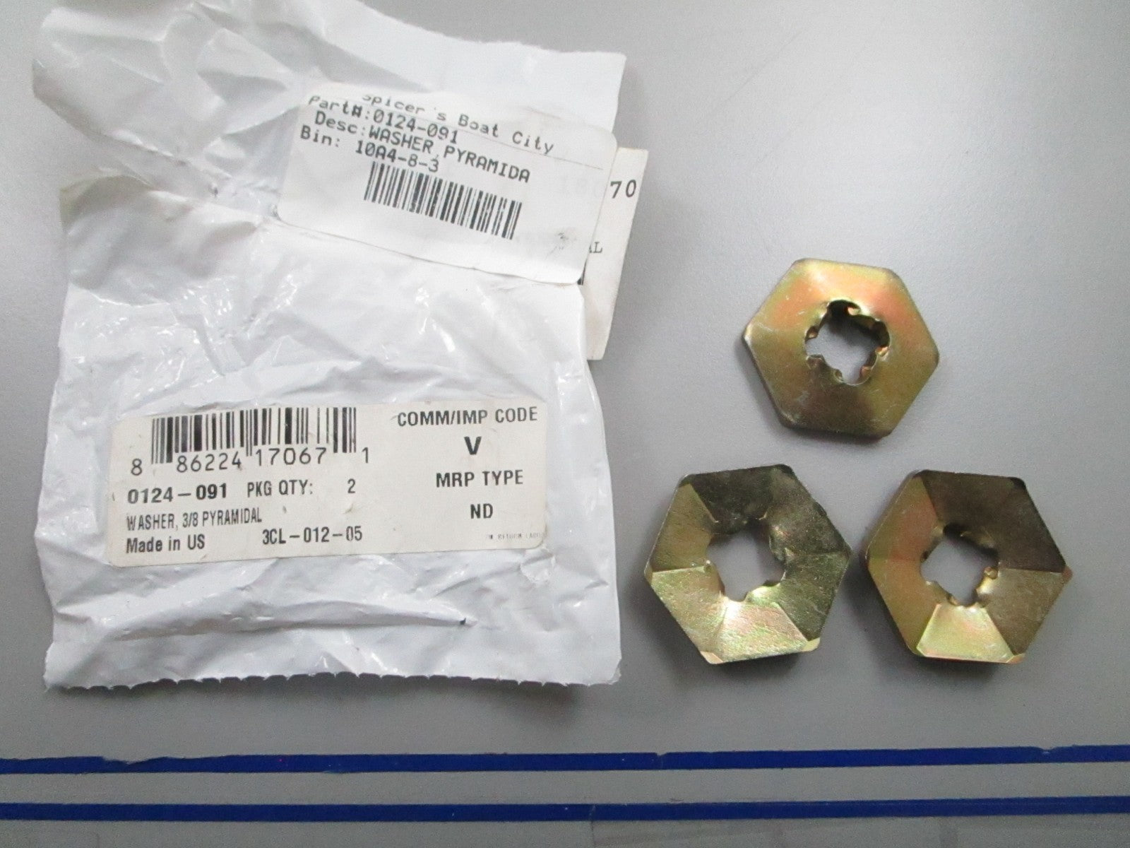 *NEW OEM* (LOT OF 3) 0810 Arctic Cat Pyramidal Washer 0124-091