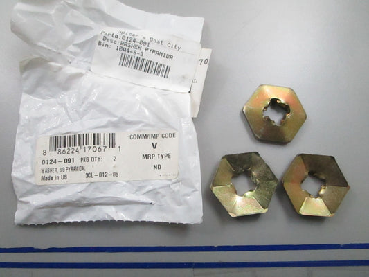 *NEW OEM* (LOT OF 3) 0810 Arctic Cat Pyramidal Washer 0124-091