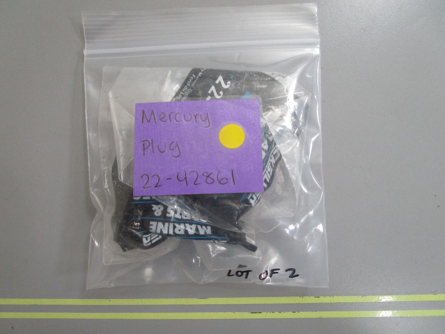 *NEW OEM* (LOT OF 2) 0810 Mercury Quicksilver Plug 22-42861