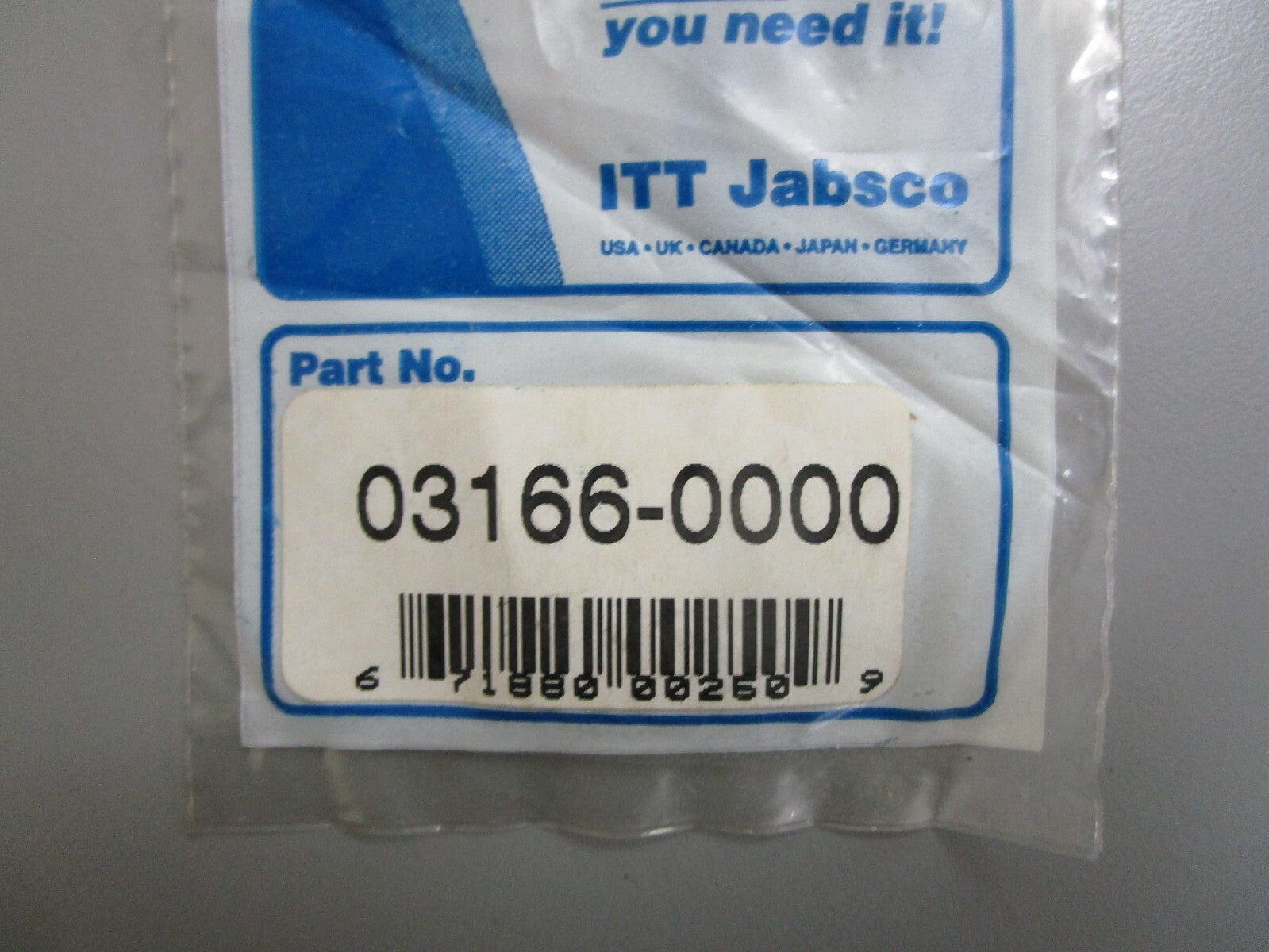 *NEW* 0810 Jabsco Spacer 03166-0000