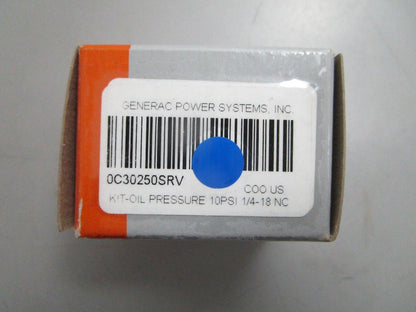 *NEW OEM* 0820 Generac 10PSI Oil Pressure Kit 0C30250SRV