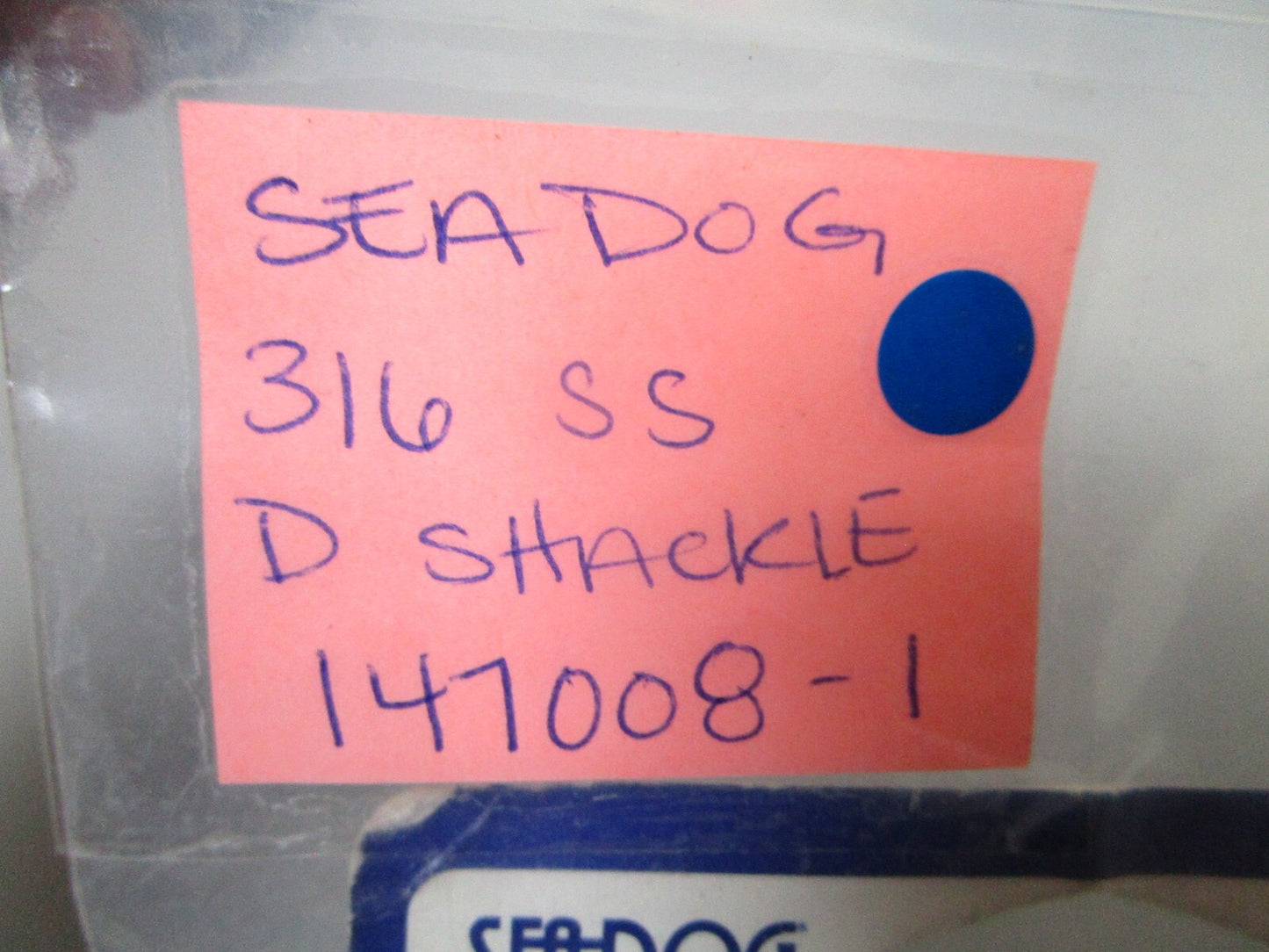 *NEW* 0810 Sea-Dog 316 Stainless Steel D Shackle 147008-1
