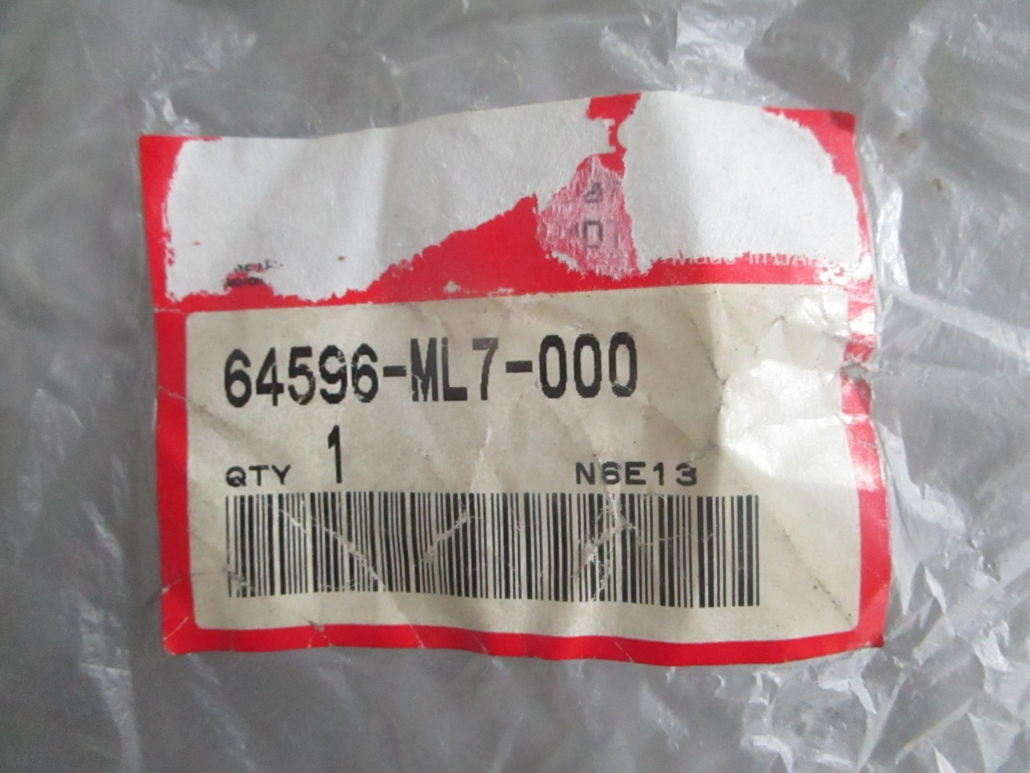 NEW OEM 64596-ML7-000 Honda Panel Side Rubber 0820