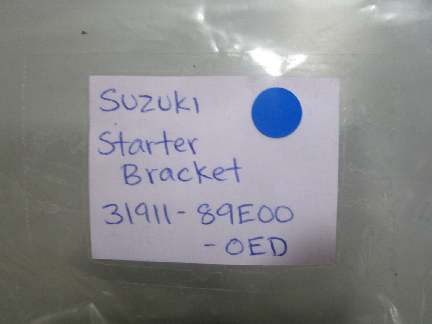 *NEW OEM* 0810 Suzuki Starter Bracket 31911-89E00-0ED