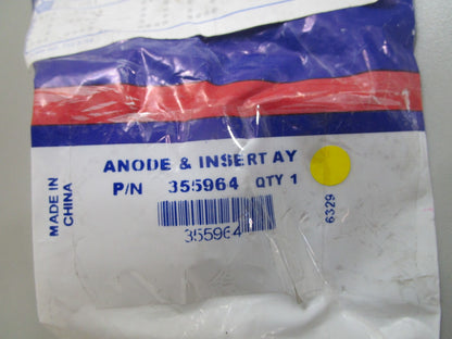 *NEW OEM* 0810 OMC Johnson Evinrude Anode & Insert Assembly 355964 0355964
