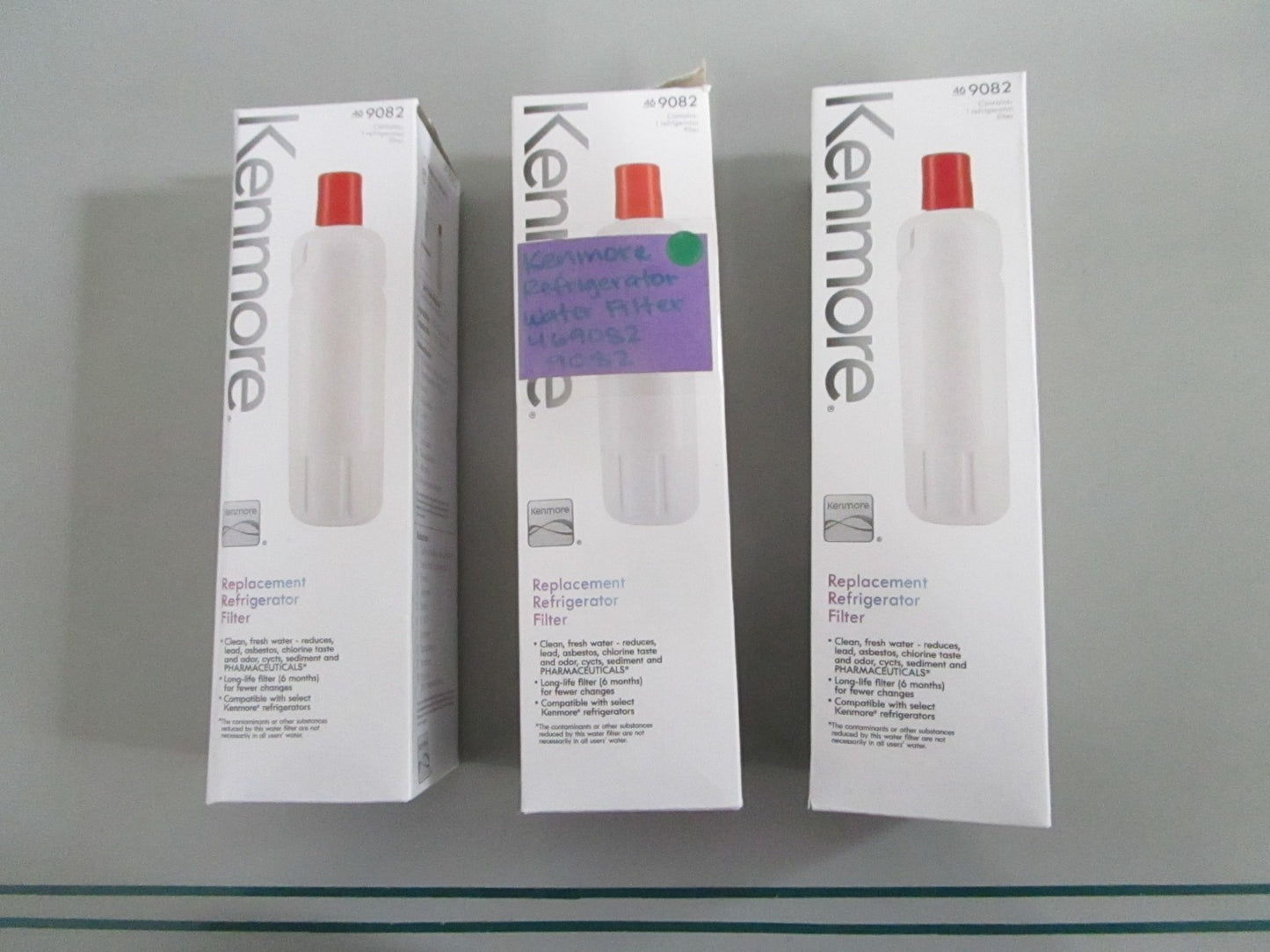 Kenmore NEW OEM Refrigerator Water Filter 469082 9082 NOS Genuine Lot of 3 0820