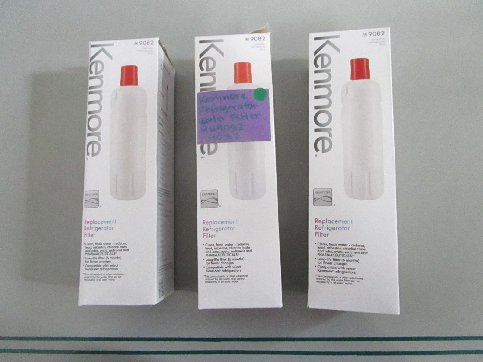 Kenmore NEW OEM Refrigerator Water Filter 469082 9082 NOS Genuine Lot of 3 0820