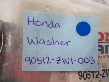NEW OEM (LOT OF 5) 90512-ZW1-003 Honda Washer 0810