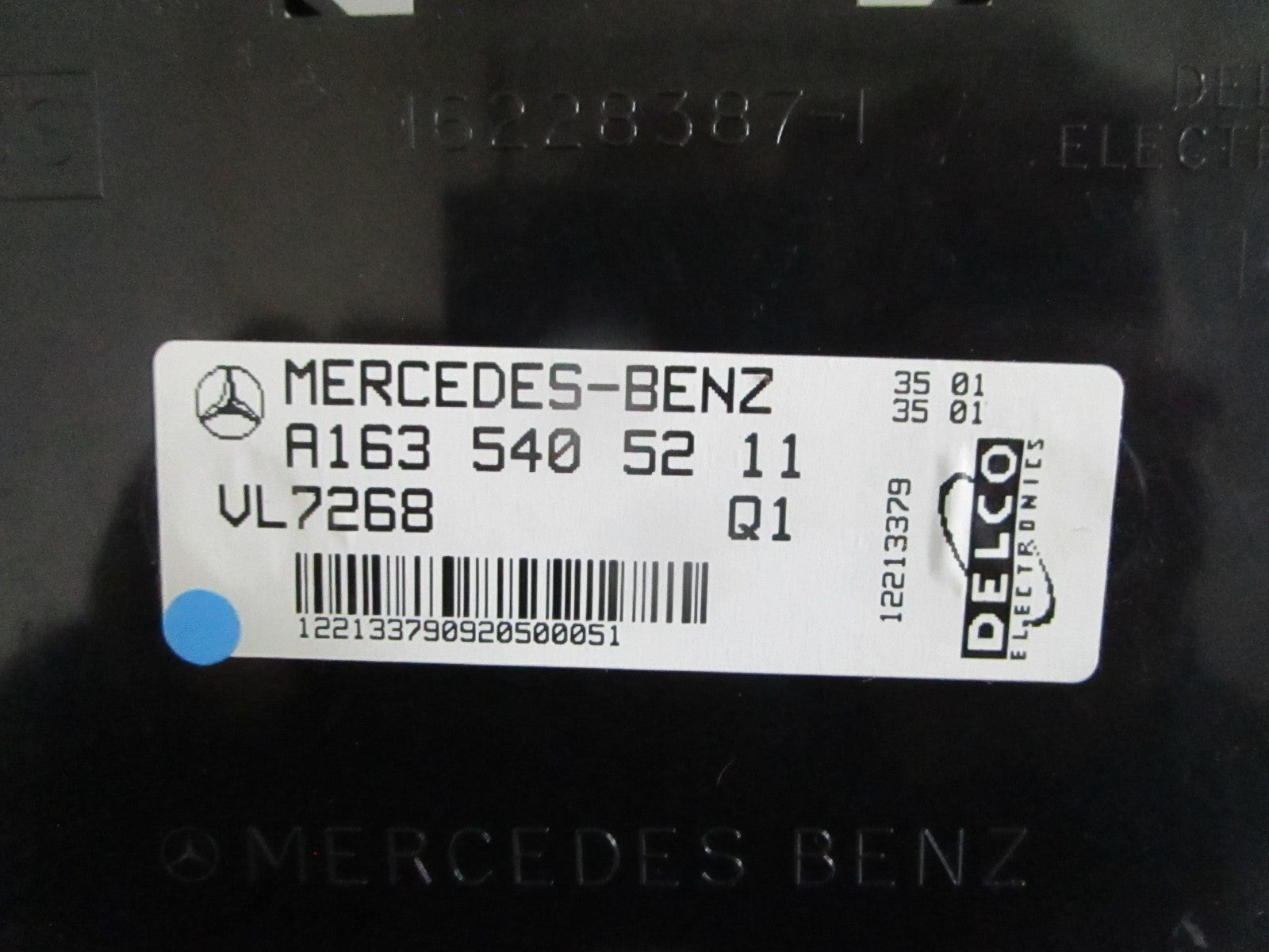 NEW OEM 1635405211 Mercedes-Benz On-Board Computer 0820