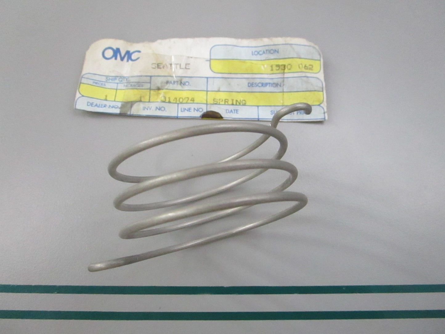 NEW OEM 314094 0314094 OMC Johnson Evinrude Spring 0810