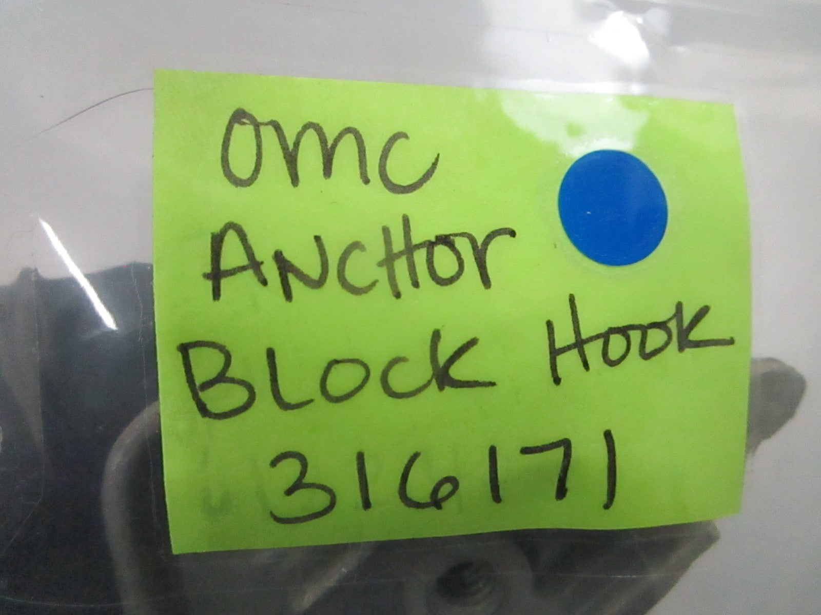 *NEW OEM* 0810 OMC Johnson Evinrude Anchor Block Hook 316171 0316171