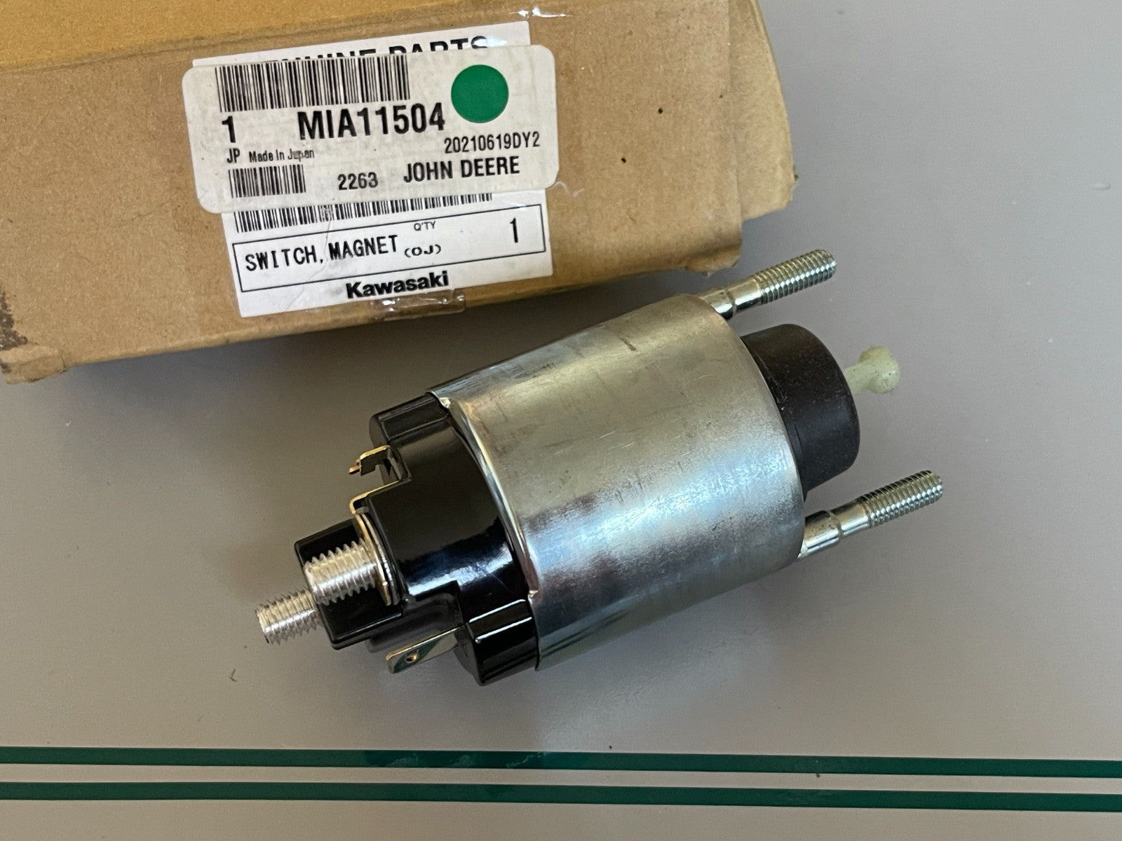John Deere MIA11504 NEW OEM Starter Solenoid 12V X300 X500 X700 ZTrak LX 0720